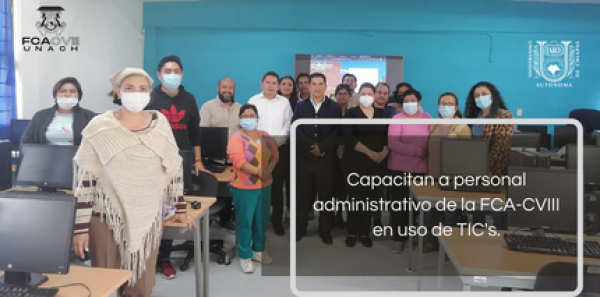 Capacitan a personal administrativo en uso de TIC's.