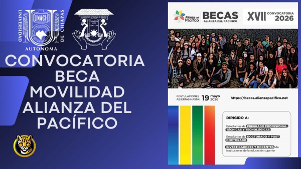 CONVOCATORIA BECA MOVILIDAD ALIANZA DEL PACÍFICO